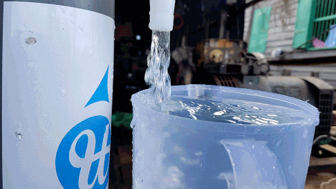 ROAMfilter™ Plus producing clean drinking water