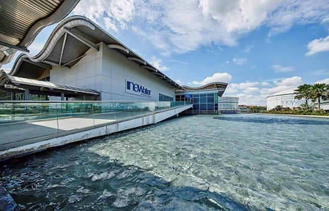 The NEWater plant which is responsible for treating sewage water in Singapore