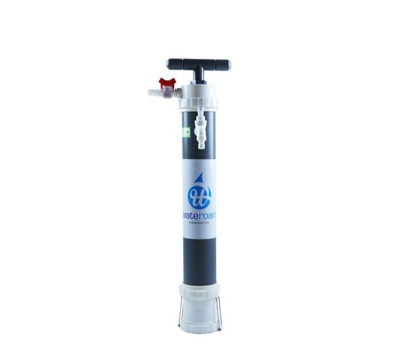 The ROAMfilter Plus which is a portable water filtration system that is ideal for disaster response